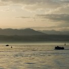 Evening at Garda Lake