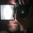 Me, shooting a DSLR