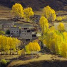 Village in autumn
