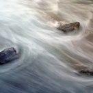 Three Rocks and Ocean Flow