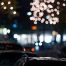 Citylight bokeh at night 