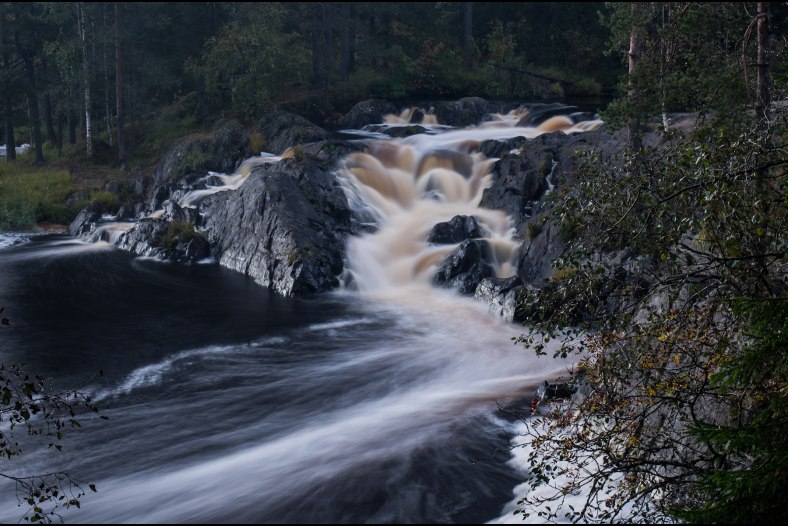 Waterfall on the Tohmajoki river