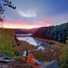Sunrise Over Beaver Pond