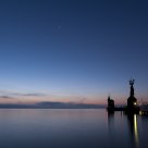 Moments before sunrise
