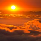 Bright Orange Sunset