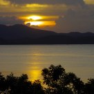 Eventide of river