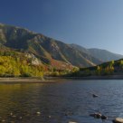 A Drying Reservoir in the Fall