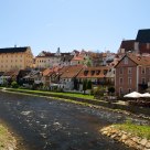 Tiny town, tiny river