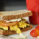 Breakfast - Brown bread sandwich