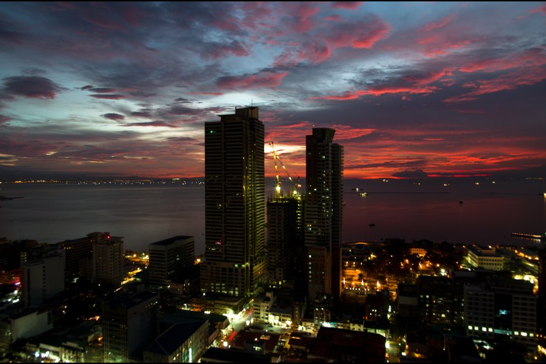 Manila Bay At Dusk