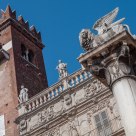 The stately Venetian lion in Verona