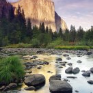 El Capitan With Golden Light