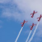 Blue Sky and Red Planes