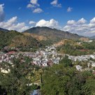 panorama of 3 countries in one shot. Burma Thailand and Laos.