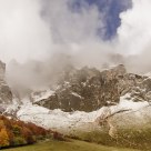 Snow in autum