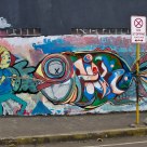 Fish on a Stick (Graffiti Wall)