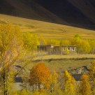 Village in autumn
