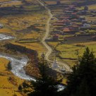Village in autumn