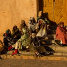 Women at sunset