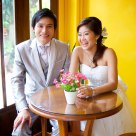 Love is happy.
