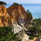 sandy cliffs of Portugal