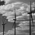 Wind Farm And Cloud Stream