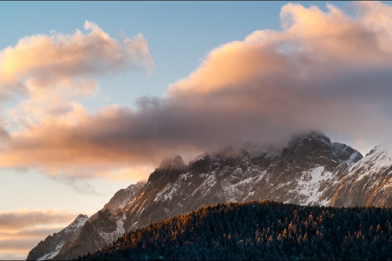 Dawn, northern Italy