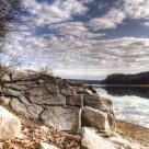Rocks at Patoka Lake
