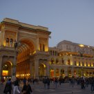 Milan. Entrance to the gallery Vittorio Emmanuel