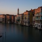 Long exposure at sunset in Venice