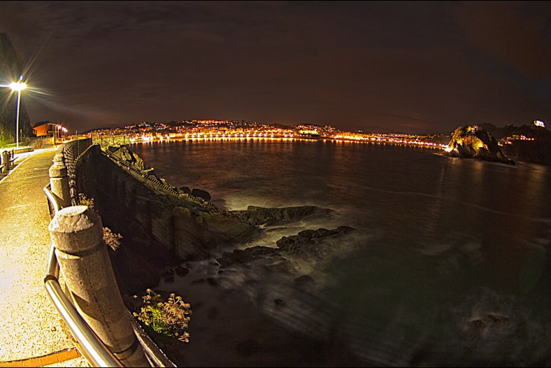 San Sebastian from the Paseo Nuevo