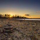 Rocks at Patoka Lake