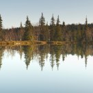 Highland lake on Fjeld Palotunturi