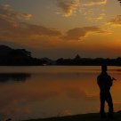 Lovers in twilight