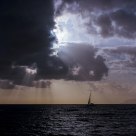 Rays before an eclipse