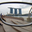 Marina Bay Sands through my glases