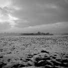 Snow fields in Lombardy