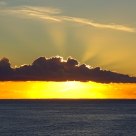 Rays And Clouds At Sunrise