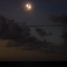 Eclipse over Palm Cove beach