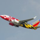 Rising--a Southwest Airlines Airplane with the State of Maryland Flag