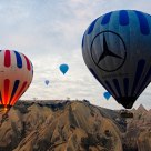 Kapadokya'da balonla seyahat