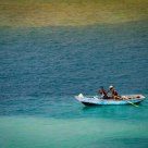 Row in Blue