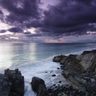 The Lone Fisherman At Sunset