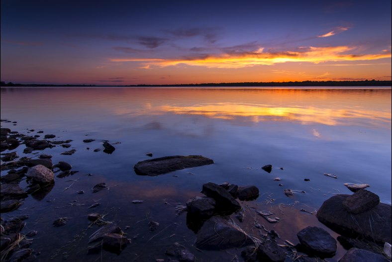 Ottawa river sunset