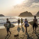 Surfer Sunset