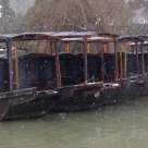 boat in snow