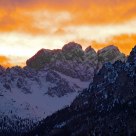Sunset on Catinaccio