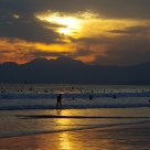 dusk beach