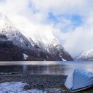 Boat in winter storage, Hyen - Norway