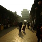 Morning of ancient street